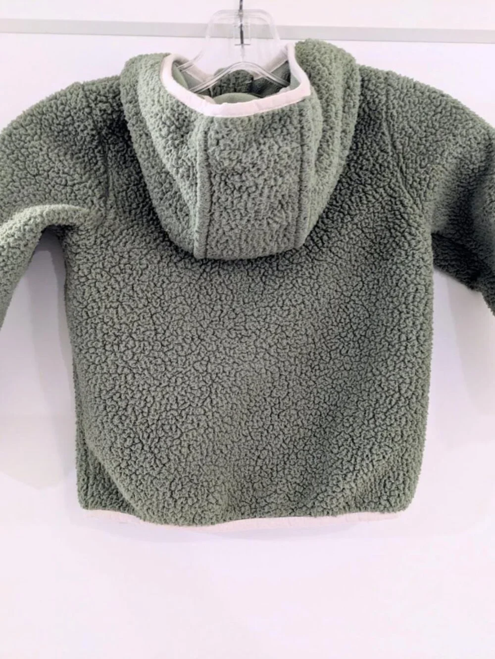 Cat & Jack Green Fleece Zippered Jacket with Hood - 3T